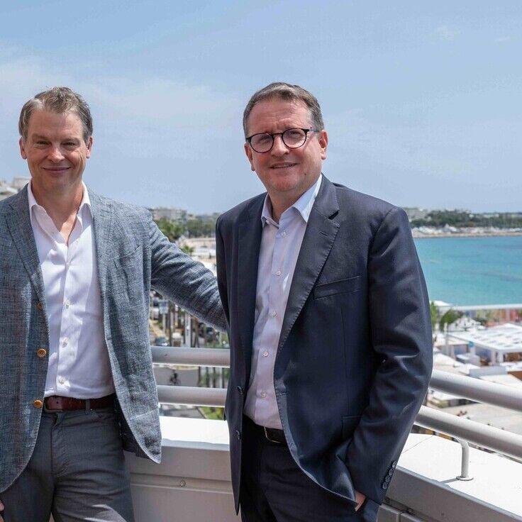 Netflix's Greg Peters and TF1's Rodolphe Belmer